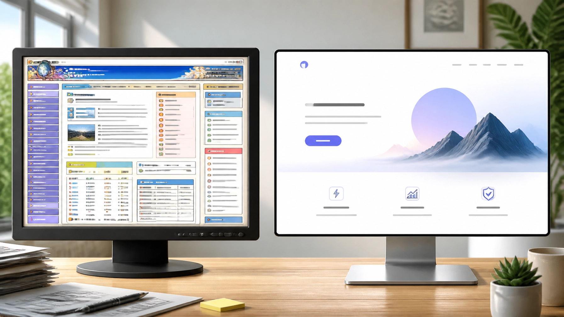 Modern vs Legacy UX