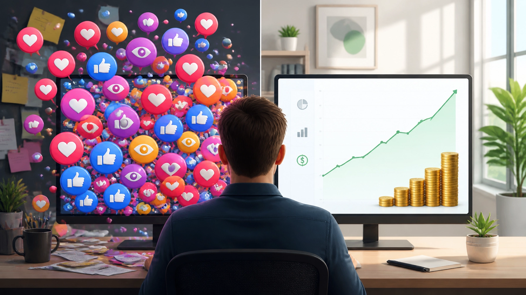 Chaos vs. Clarity: Focusing on revenue over likes