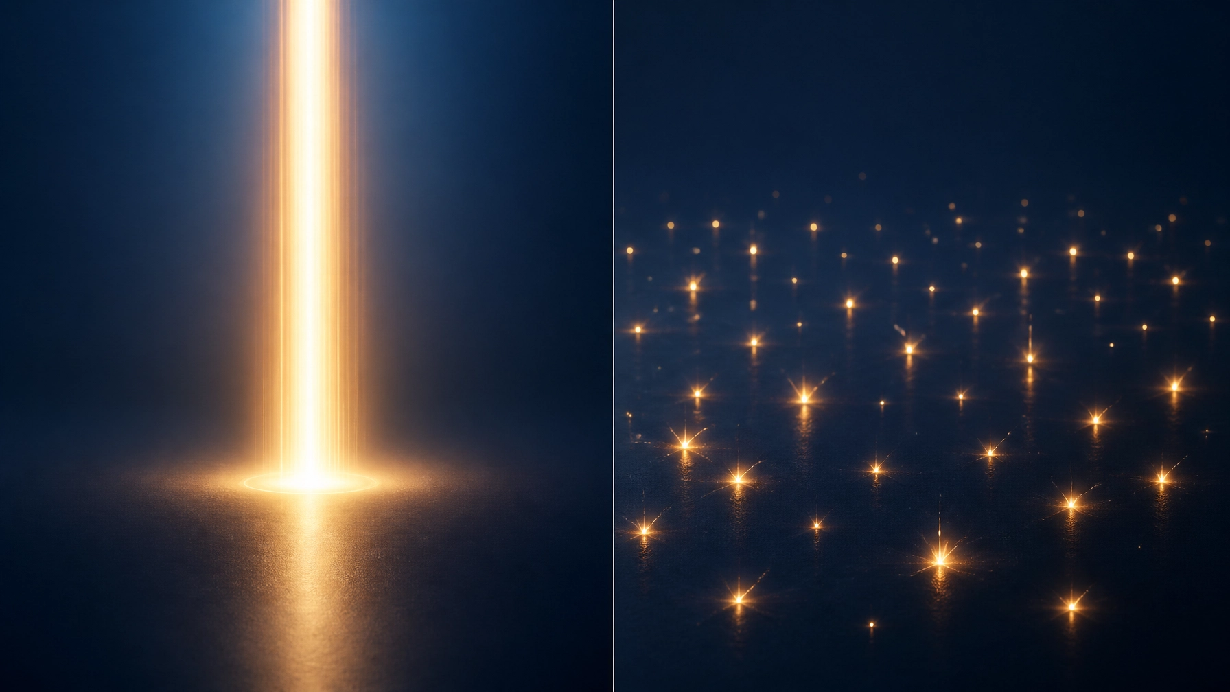 Visualizing the depth of topic authority versus scattered keywords
