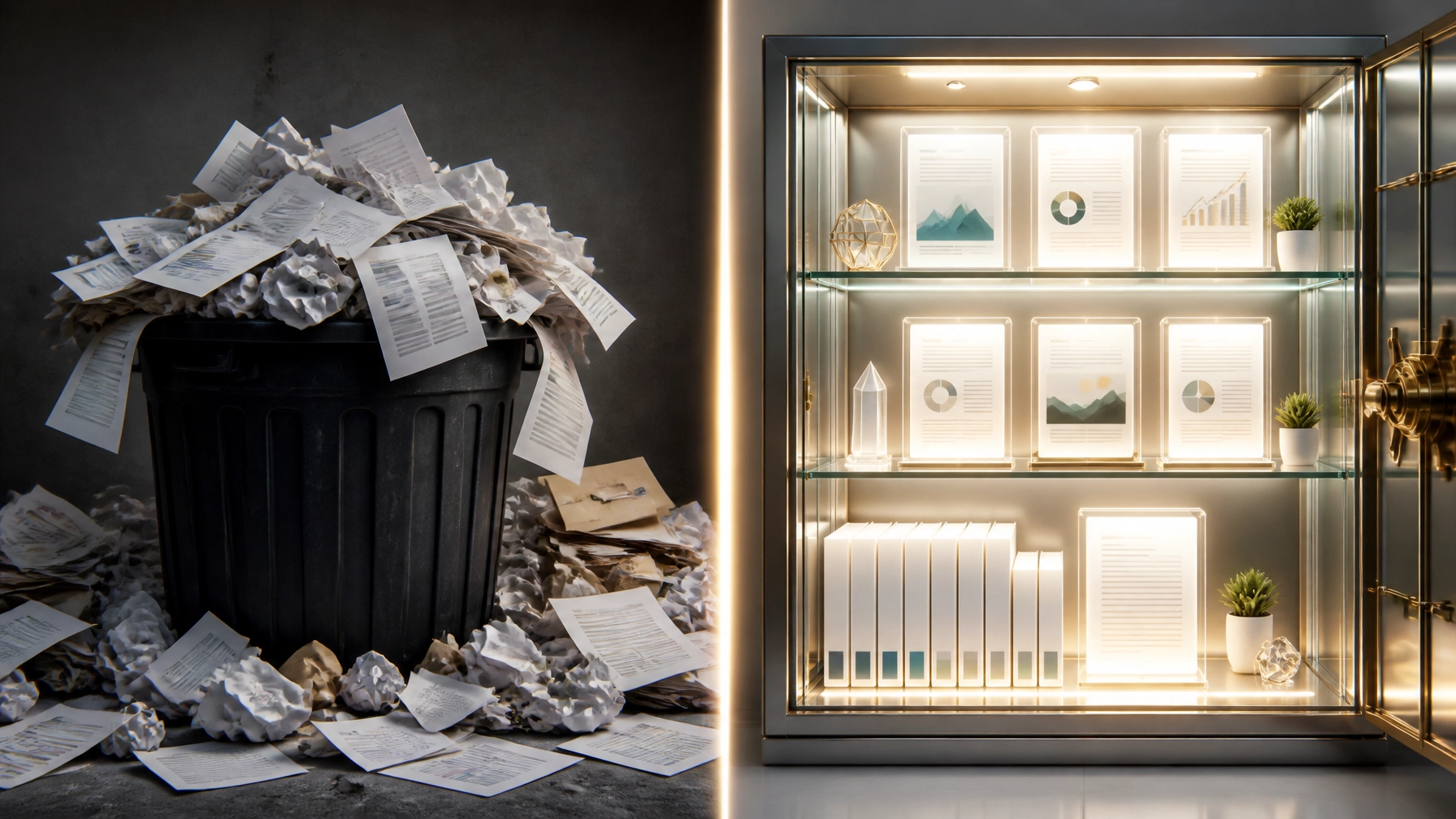 A comparison of disposable content versus nurtured content assets