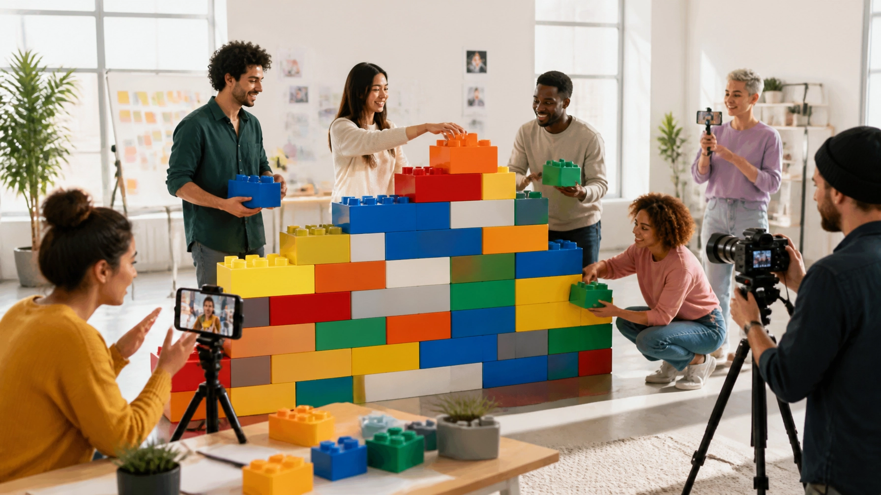 Brand team and small creators building a stable structure from individual creator partnerships
